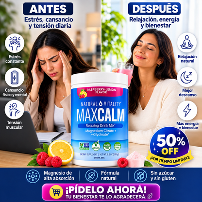 Max Calm: Adiós al Insomnio y Noches en Blanco