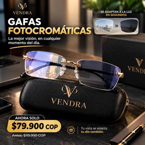 Gafas Fotocromáticas Premium: Visión Inteligente Adaptable a Cualquier Luz