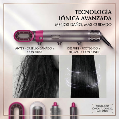 Cepillo Secador Rizador Y Moldeador De Pelo 5 En 1