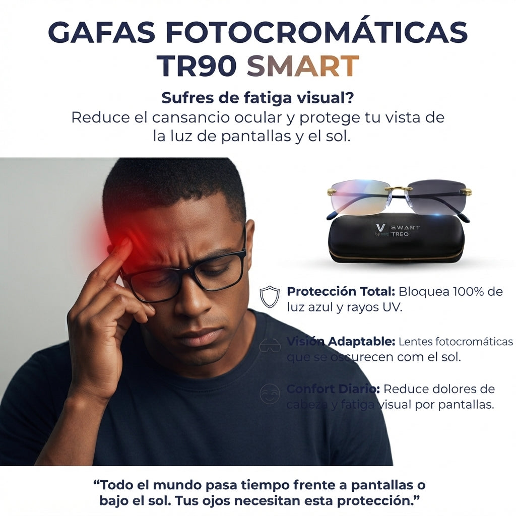 Gafas Fotocromáticas Premium: Visión Inteligente Adaptable a Cualquier Luz