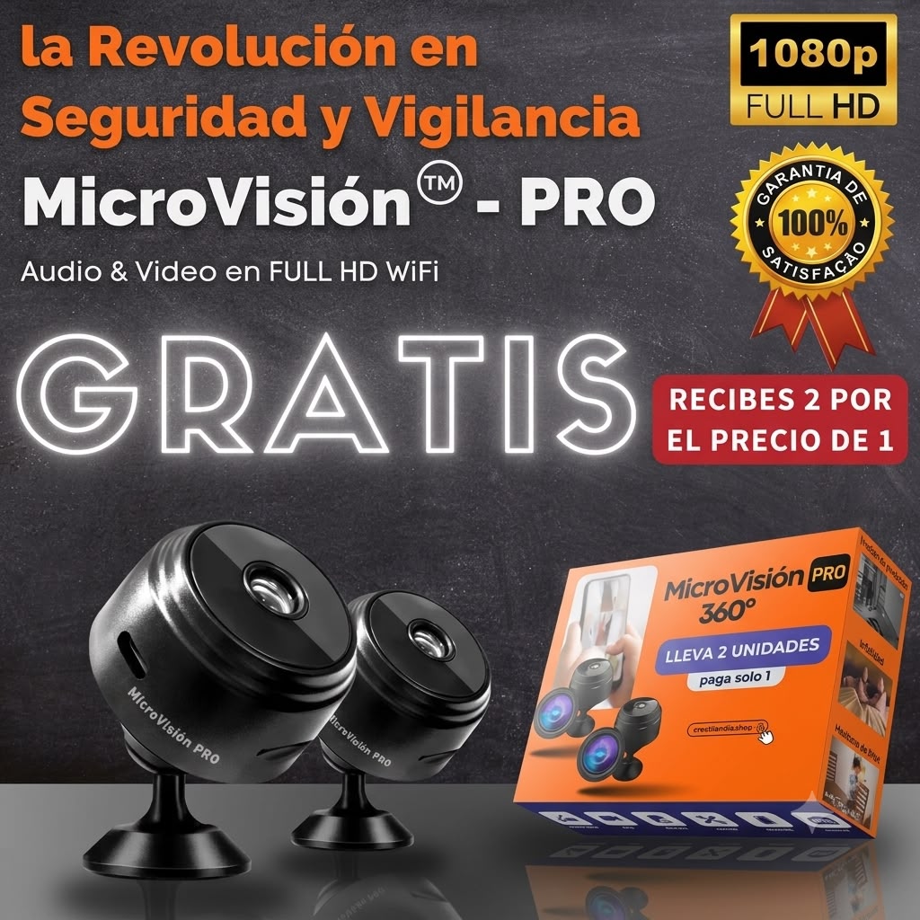 Oferta Camara MicroVision Pro Lleva 2 Paga 1