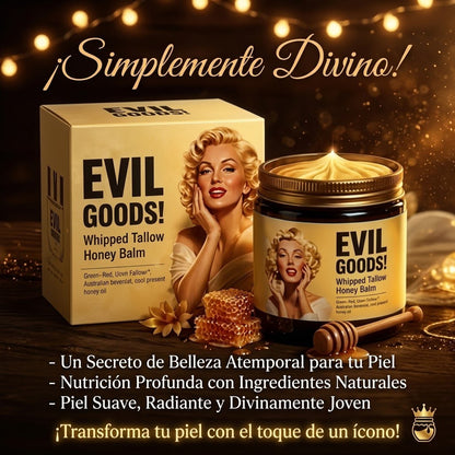 Crema Hidratante de Sebo y Miel para Piel Seca y Maltratada